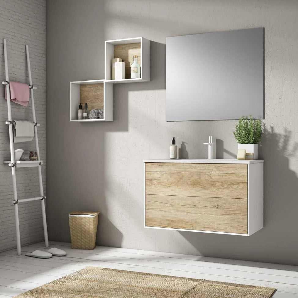 Set corfu con encimera Thin de porcelana
